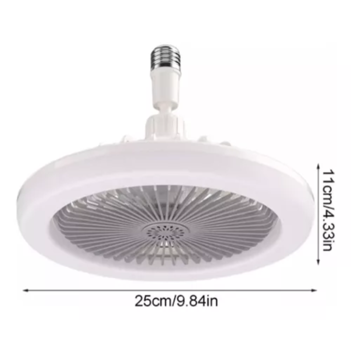 Ventilador con luz y control