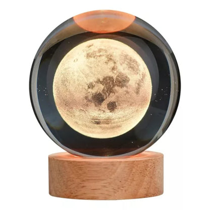 Lampara bola de cristal luz nocturna 6cm