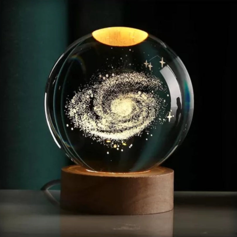 Lampara bola de cristal luz nocturna 6cm