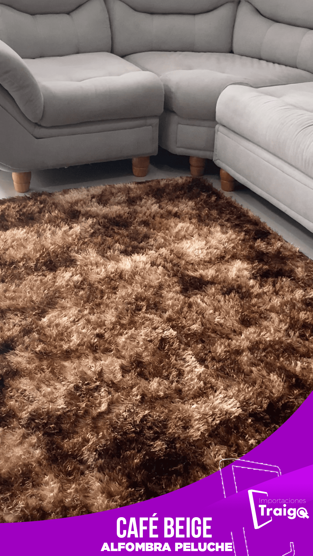 ALFOMBRA PELUCHE 2 mtr x 1,50