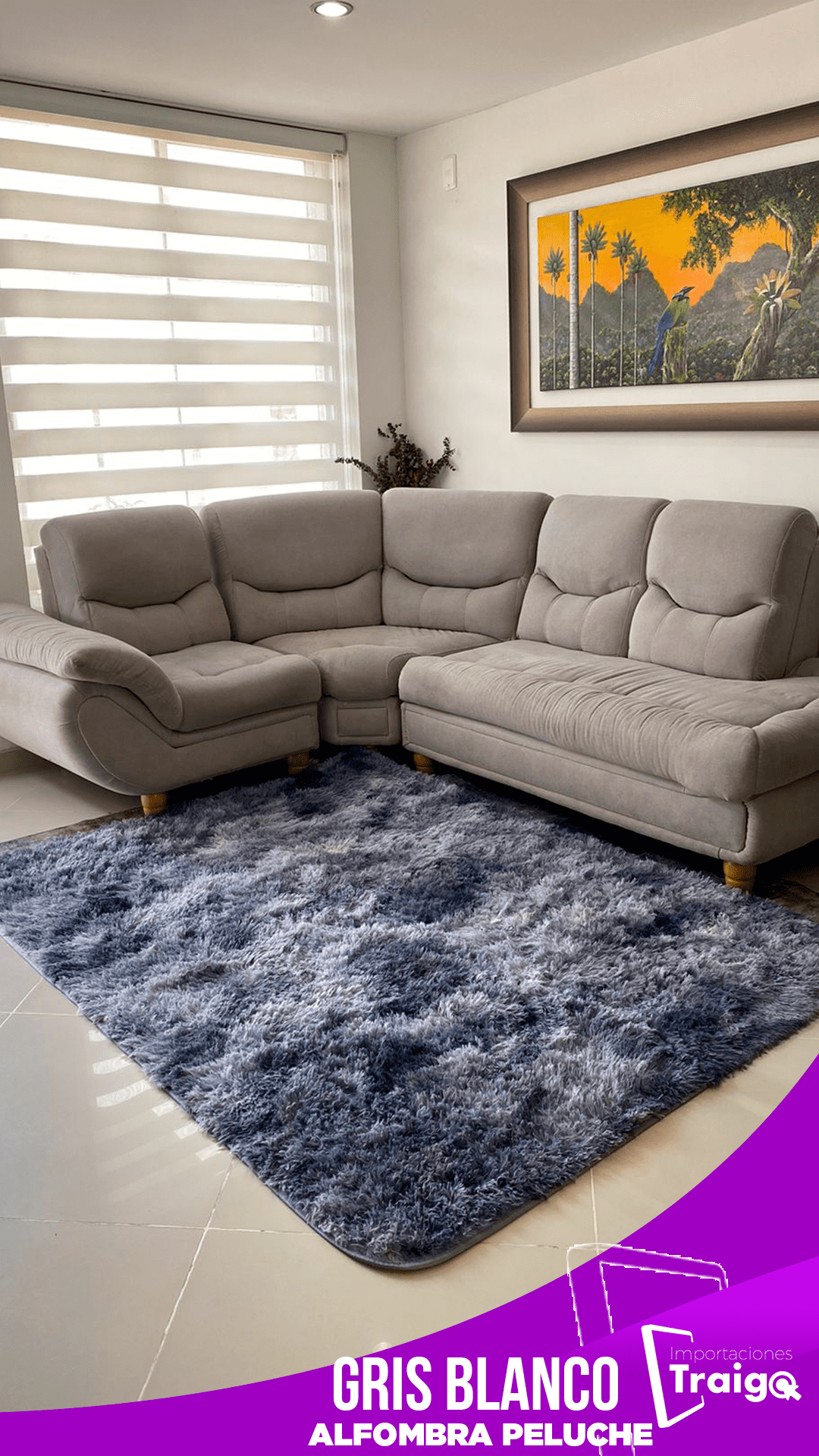 ALFOMBRA PELUCHE 2 mtr x 1,50