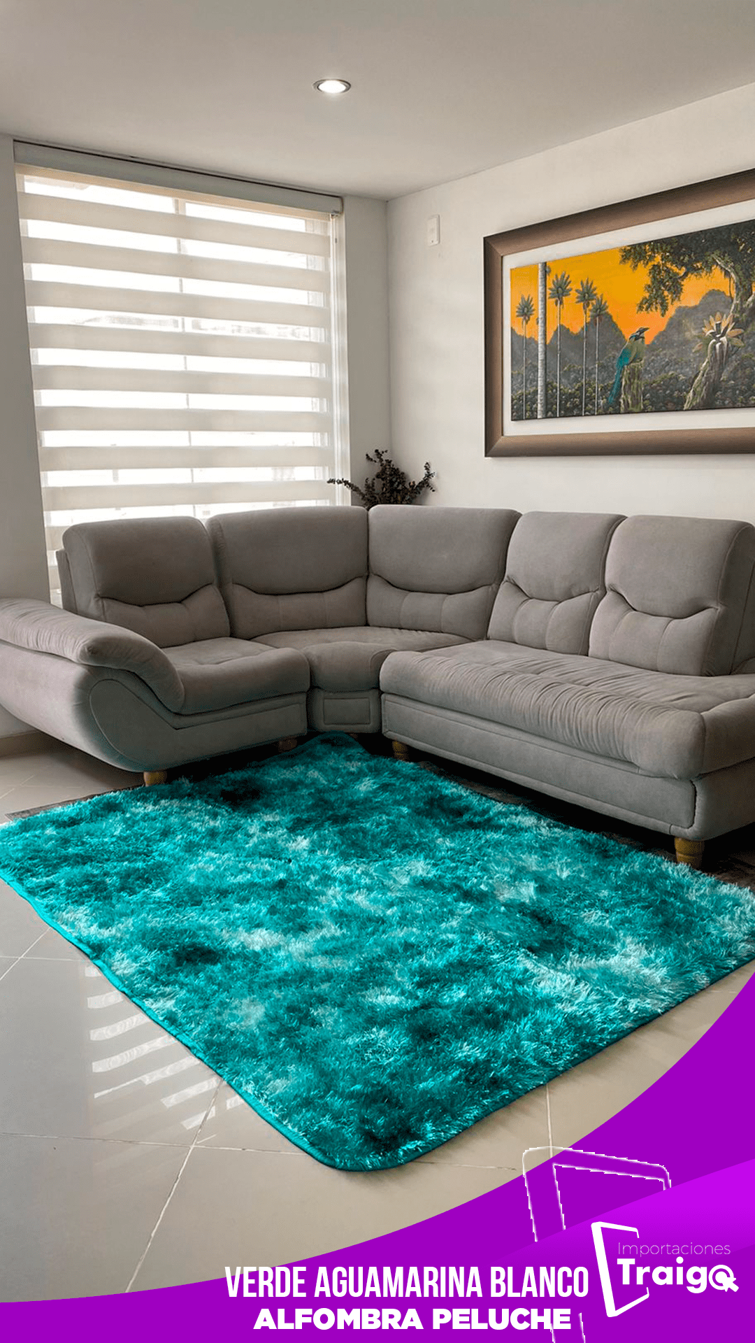 ALFOMBRA PELUCHE 2 mtr x 1,50