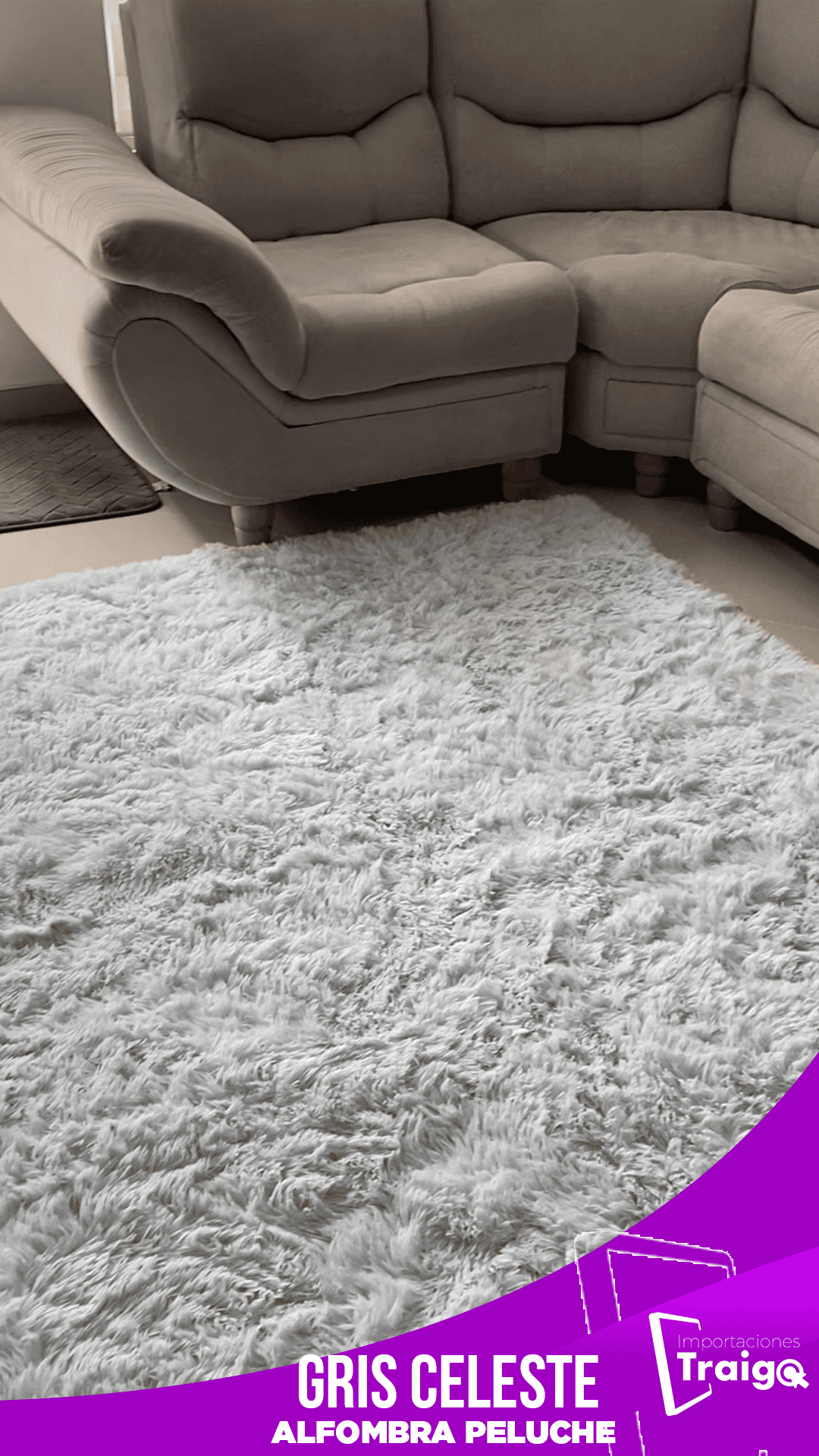 ALFOMBRA PELUCHE 2 mtr x 1,50