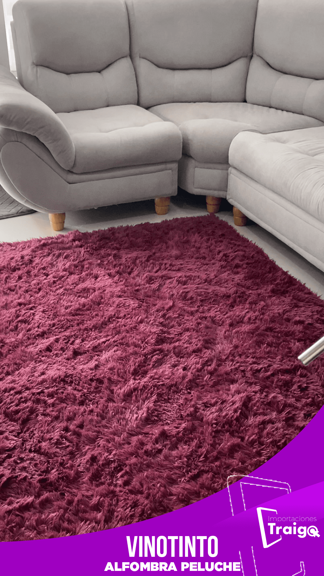 ALFOMBRA PELUCHE 2 mtr x 1,50