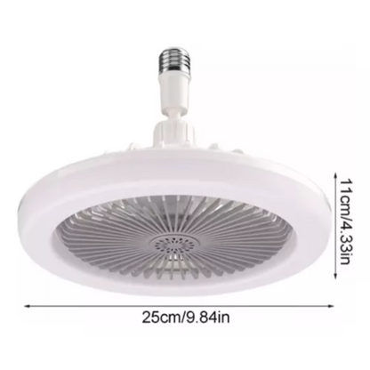 Ventilador con luz y control
