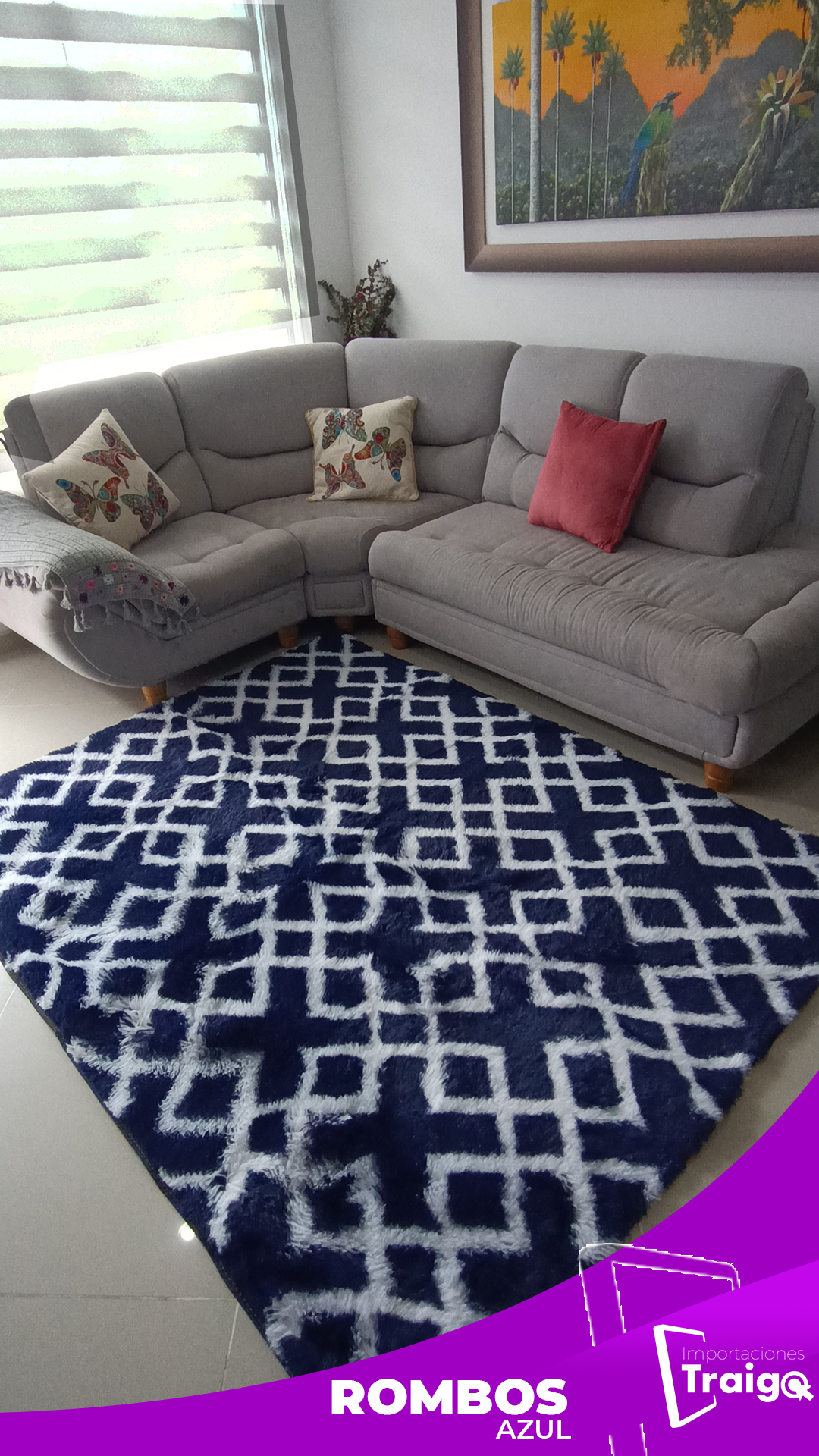 ALFOMBRA PELUCHE 2 mtr x 1,50