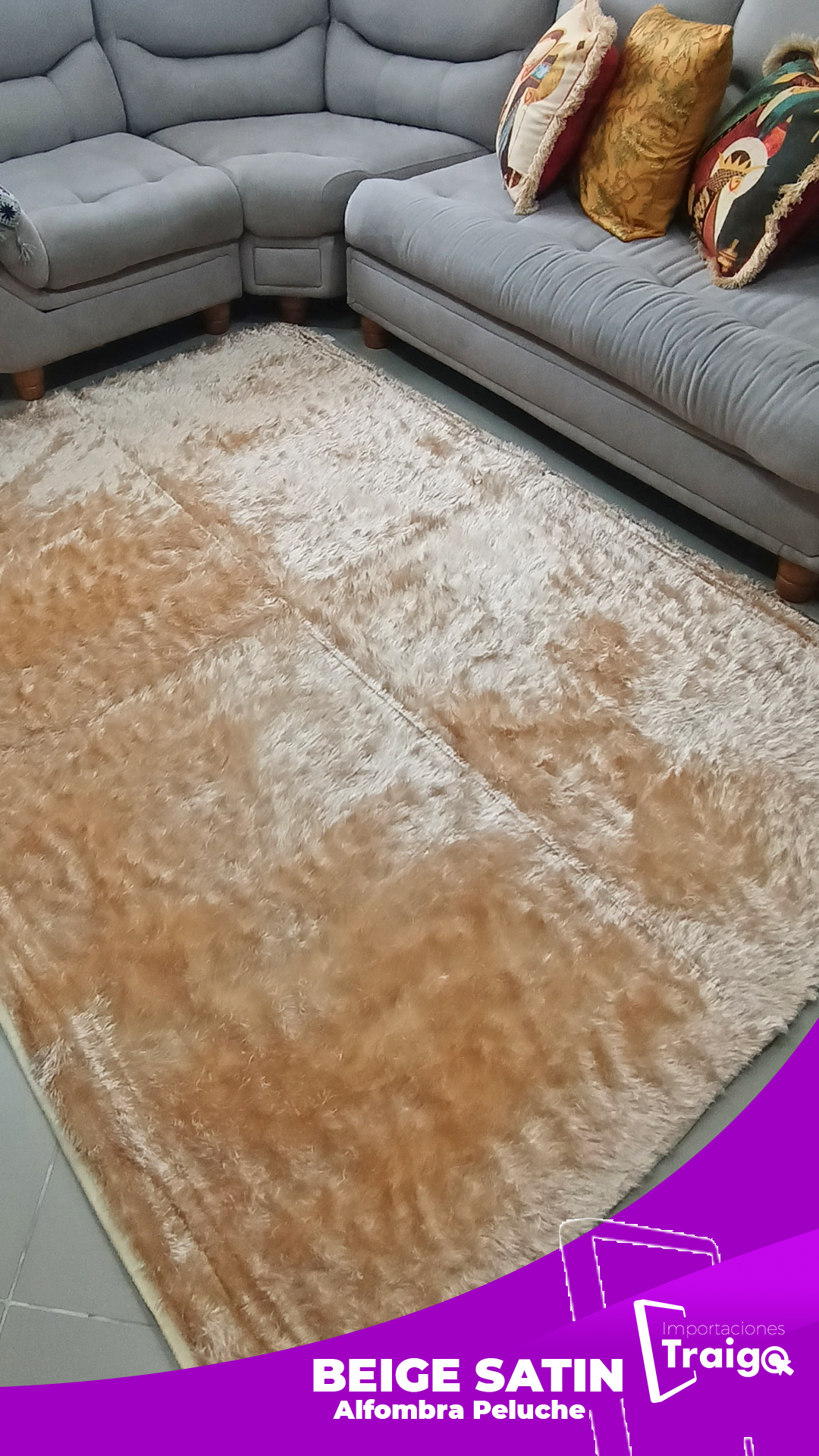 ALFOMBRA PELUCHE 2 mtr x 1,50