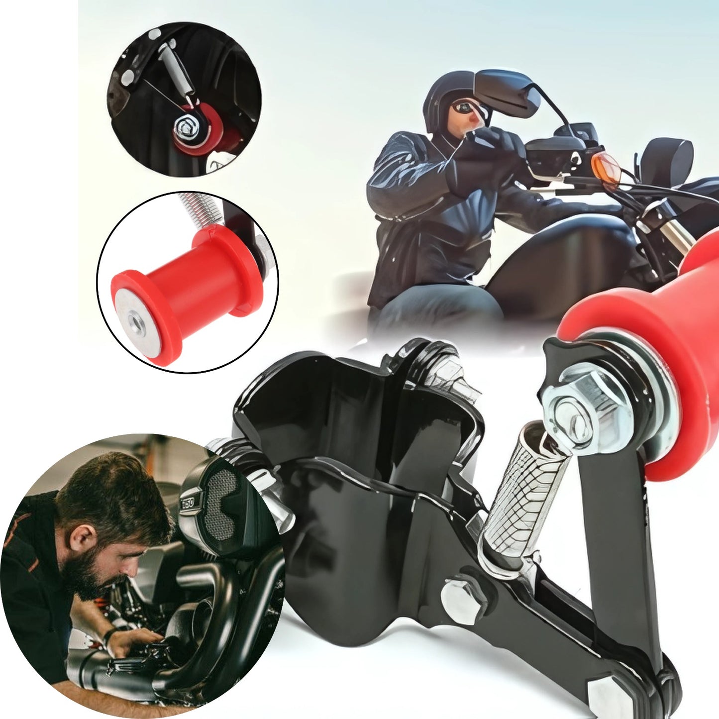 Gray helmet for bikers