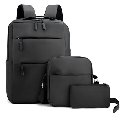 Pack mochila, bolso de hombro y cartuchera