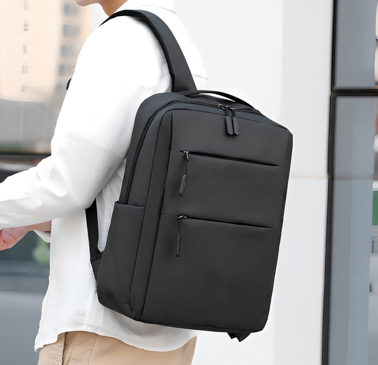 Pack mochila, bolso de hombro y cartuchera