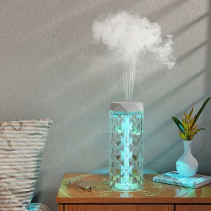 Lámpara humificador cristal RGB
