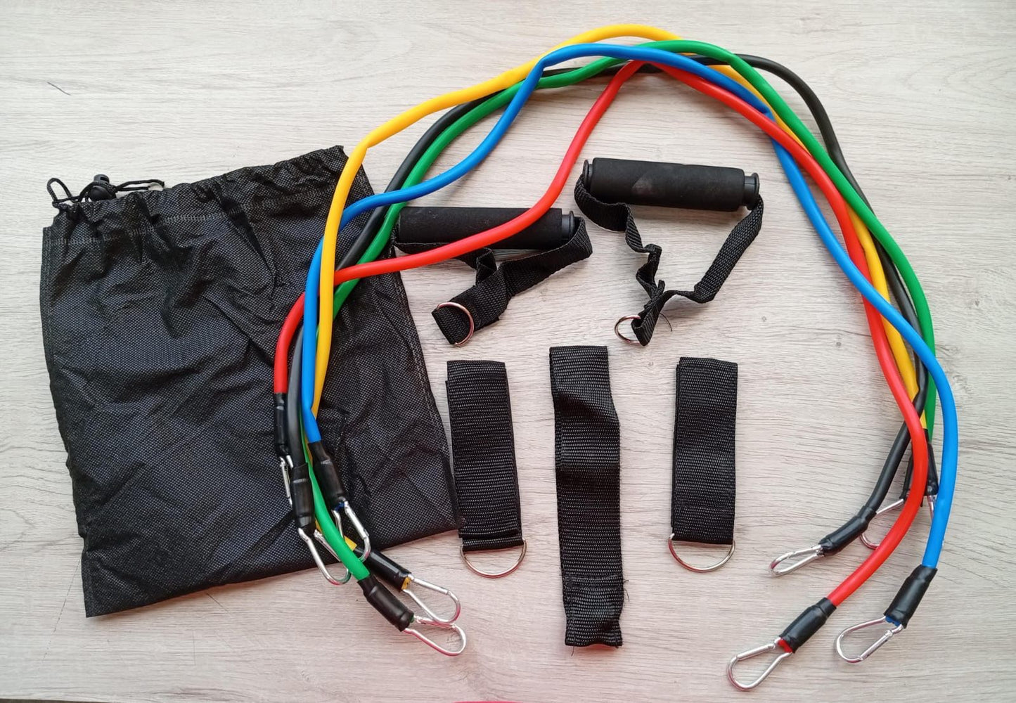 Combo Tabla push up + Bandas tubulares