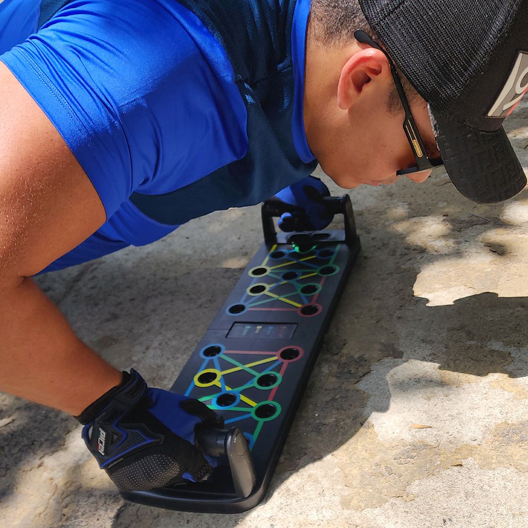 Combo Tabla push up + Bandas tubulares