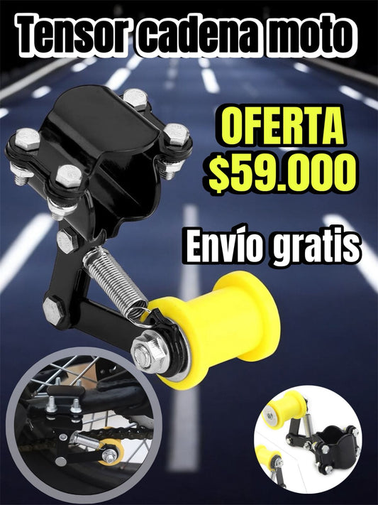 Tensor cadena de moto tijera