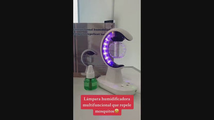 Lámpara Mata Mosquitos con Humidificador y Luz LED