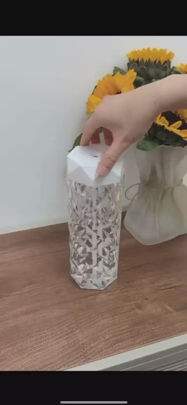 Lámpara humificador cristal RGB